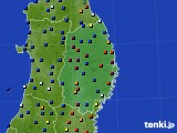 2016年01月07日の岩手県のアメダス(日照時間)