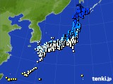 2016年01月07日のアメダス(気温)