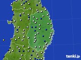 2016年01月07日の岩手県のアメダス(風向・風速)