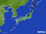 アメダス実況(積雪深)(2016年01月08日)