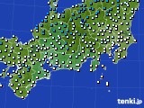 東海地方のアメダス実況(気温)(2016年01月08日)