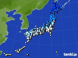 2016年01月08日のアメダス(気温)