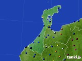 石川県のアメダス実況(日照時間)(2016年01月09日)