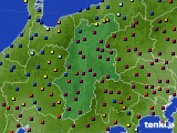 長野県のアメダス実況(日照時間)(2016年01月09日)