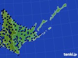 2016年01月09日の道東のアメダス(気温)