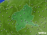 群馬県のアメダス実況(風向・風速)(2016年01月09日)