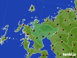 佐賀県のアメダス実況(日照時間)(2016年01月10日)