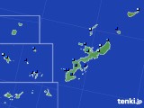 沖縄県のアメダス実況(降水量)(2016年01月11日)