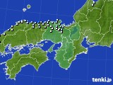 2016年01月12日の近畿地方のアメダス(降水量)