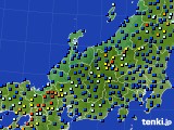 北陸地方のアメダス実況(日照時間)(2016年01月12日)