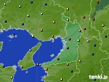 大阪府のアメダス実況(日照時間)(2016年01月12日)