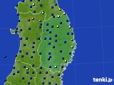 岩手県のアメダス実況(日照時間)(2016年01月12日)