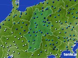 長野県のアメダス実況(気温)(2016年01月12日)