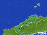 2016年01月14日の島根県のアメダス(降水量)