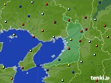 大阪府のアメダス実況(日照時間)(2016年01月14日)