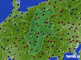 長野県のアメダス実況(日照時間)(2016年01月15日)