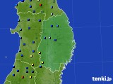 岩手県のアメダス実況(積雪深)(2016年01月16日)