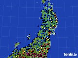 2016年01月16日の東北地方のアメダス(日照時間)
