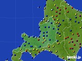 道央のアメダス実況(日照時間)(2016年01月16日)