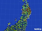 2016年01月17日の東北地方のアメダス(日照時間)