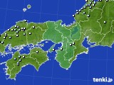 2016年01月19日の近畿地方のアメダス(降水量)