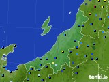 新潟県のアメダス実況(積雪深)(2016年01月19日)