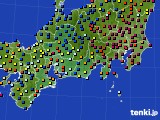 2016年01月19日の東海地方のアメダス(日照時間)