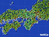 2016年01月19日の近畿地方のアメダス(日照時間)