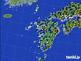 2016年01月19日の九州地方のアメダス(日照時間)