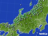 2016年01月20日の北陸地方のアメダス(降水量)