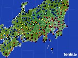 関東・甲信地方のアメダス実況(日照時間)(2016年01月20日)
