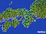 2016年01月20日の近畿地方のアメダス(日照時間)