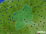 群馬県のアメダス実況(日照時間)(2016年01月20日)