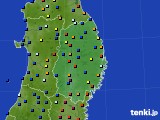 岩手県のアメダス実況(日照時間)(2016年01月20日)