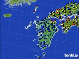 2016年01月22日の九州地方のアメダス(日照時間)