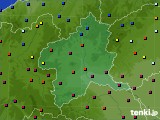 群馬県のアメダス実況(日照時間)(2016年01月22日)