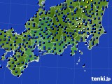 2016年01月23日の東海地方のアメダス(日照時間)