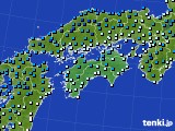 2016年01月23日の四国地方のアメダス(気温)