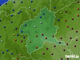 群馬県のアメダス実況(日照時間)(2016年01月24日)