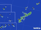 沖縄県のアメダス実況(風向・風速)(2016年01月24日)