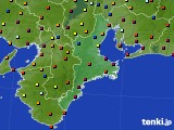 三重県のアメダス実況(日照時間)(2016年01月25日)