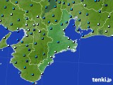 三重県のアメダス実況(気温)(2016年01月25日)