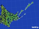 2016年01月25日の道東のアメダス(気温)