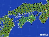 四国地方のアメダス実況(日照時間)(2016年01月26日)