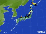 アメダス実況(積雪深)(2016年01月27日)