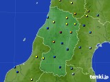 山形県のアメダス実況(積雪深)(2016年01月27日)