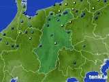 長野県のアメダス実況(積雪深)(2016年01月29日)