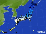 2016年01月29日のアメダス(気温)