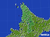 2016年01月29日の道北のアメダス(風向・風速)