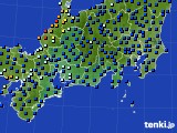 2016年01月30日の東海地方のアメダス(日照時間)